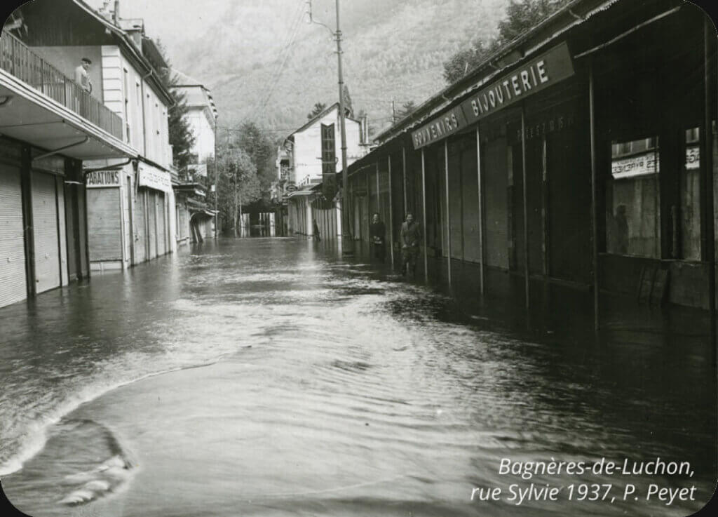La rue Sylvie inondée, 1937